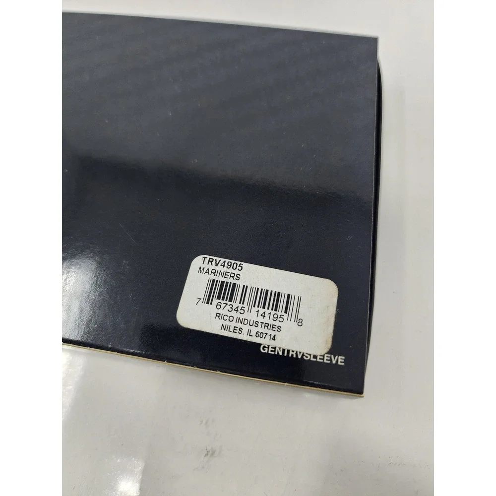 Sparo Mens Seattle Mariners Bifold Wallet Black Leather Relaxed Gift Set Size OS